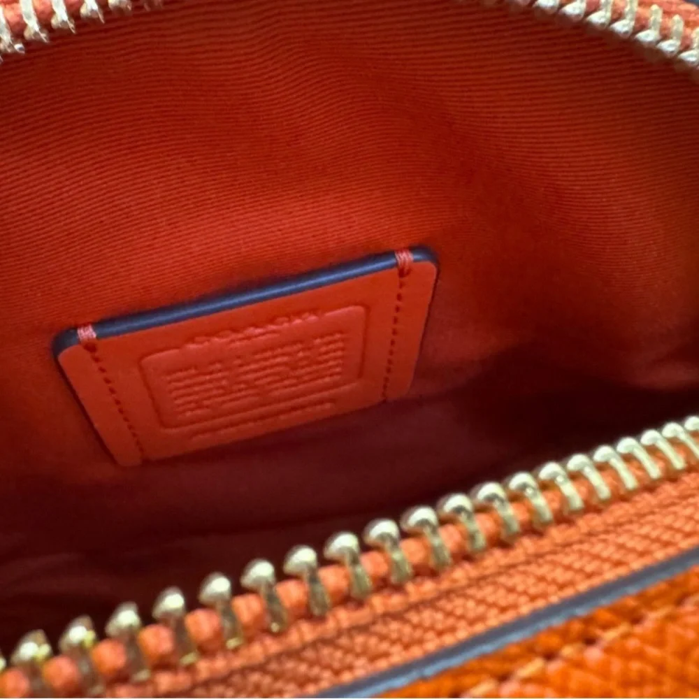 NWT Coach Canteen Crossbody Bag With Halloween Pumpkin Print CW468 - Picture 8 of 12